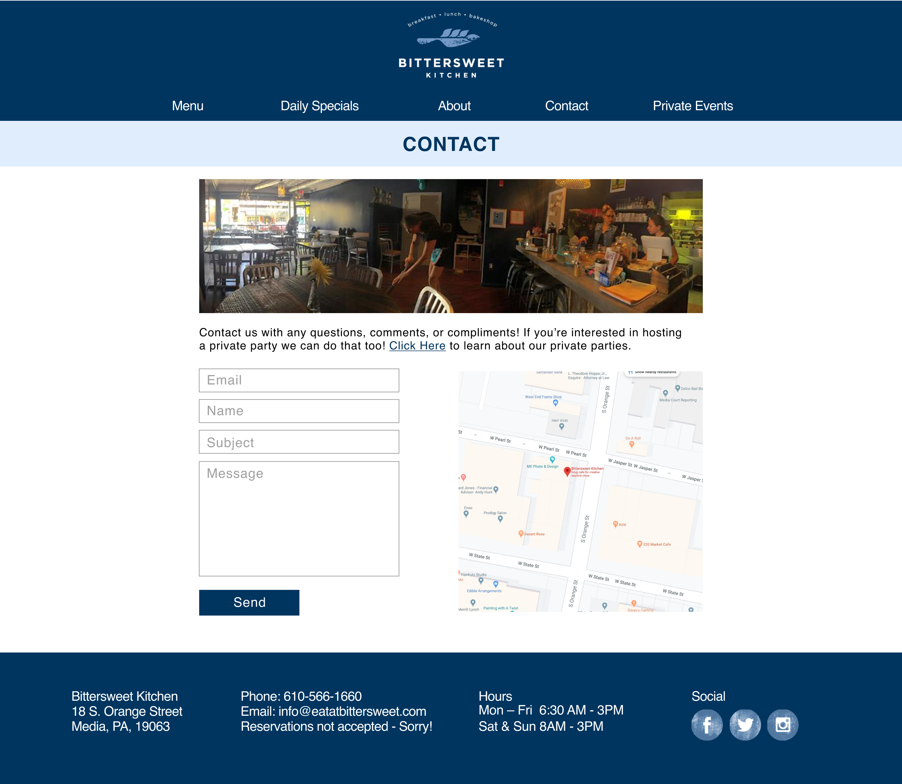 Bittersweet Desktop Contact